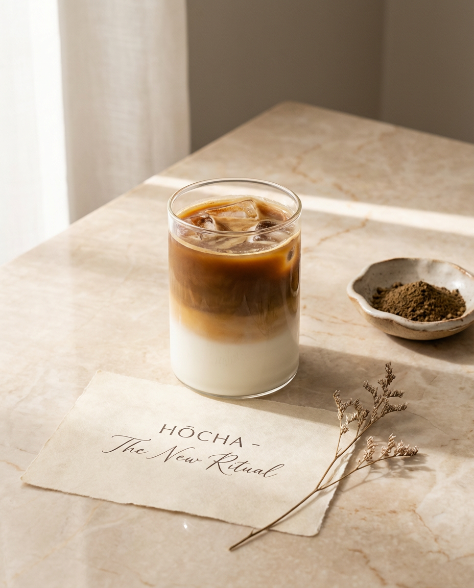 Hōcha vanilla hōjicha latte